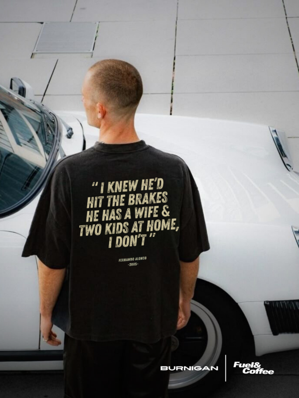 IMG_9610 Fuel & Coffee Motorsport Oversized T-Shirt – Black