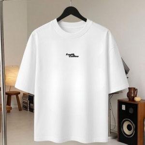 Fuel & Coffee Saint-Tropez 1984 Oversized T-Shirt – White