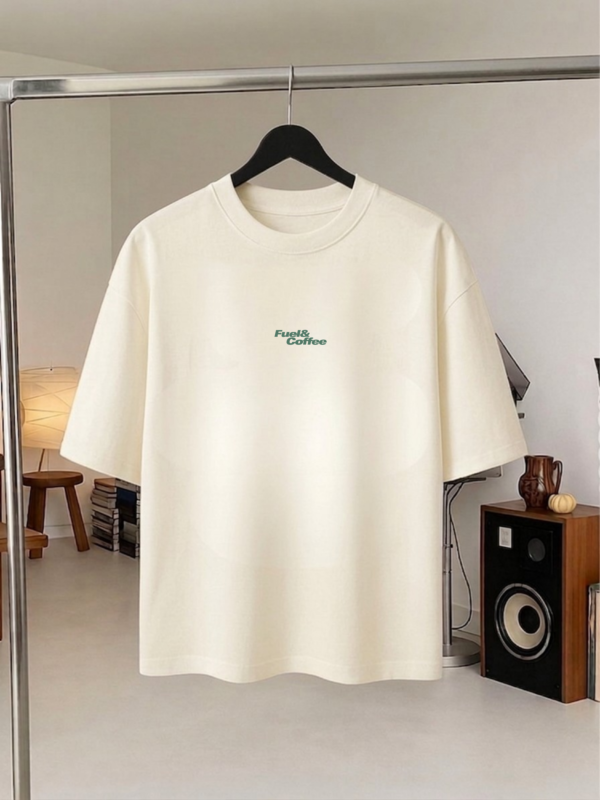 IMG_9622 Fuel & Coffee Endless Summer Oversized T-Shirt – Cream