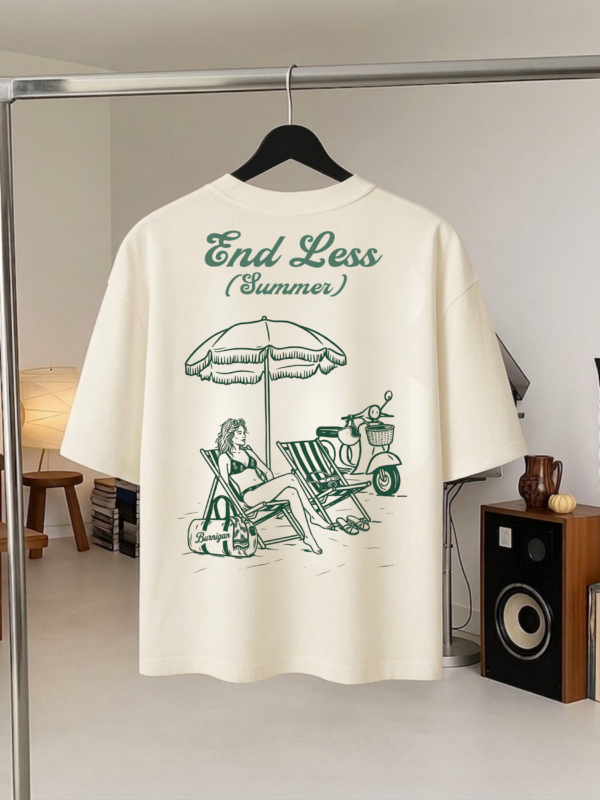 IMG_9623 Fuel & Coffee Endless Summer Oversized T-Shirt – Cream