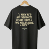IMG_9632 Fuel & Coffee Motorsport Oversized T-Shirt – Black