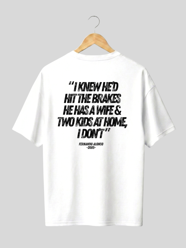 IMG_9633 Fuel & Coffee Motorsport Oversized T-Shirt – White