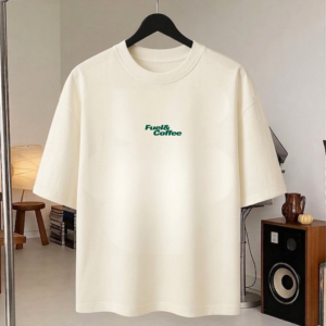 Fuel & Coffee Topless Classic Car Oversized T-Shirt - Off-White