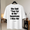 IMG_0367 Fuel & Coffee “Your Car or Me” Oversized T-Shirt – White